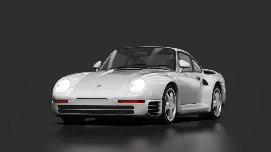 Porsche 959 polar silver