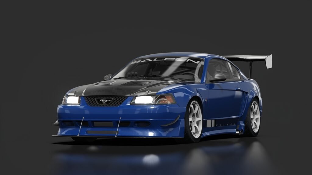 Saleen s281 2000 track 03 deep impact blue metallic