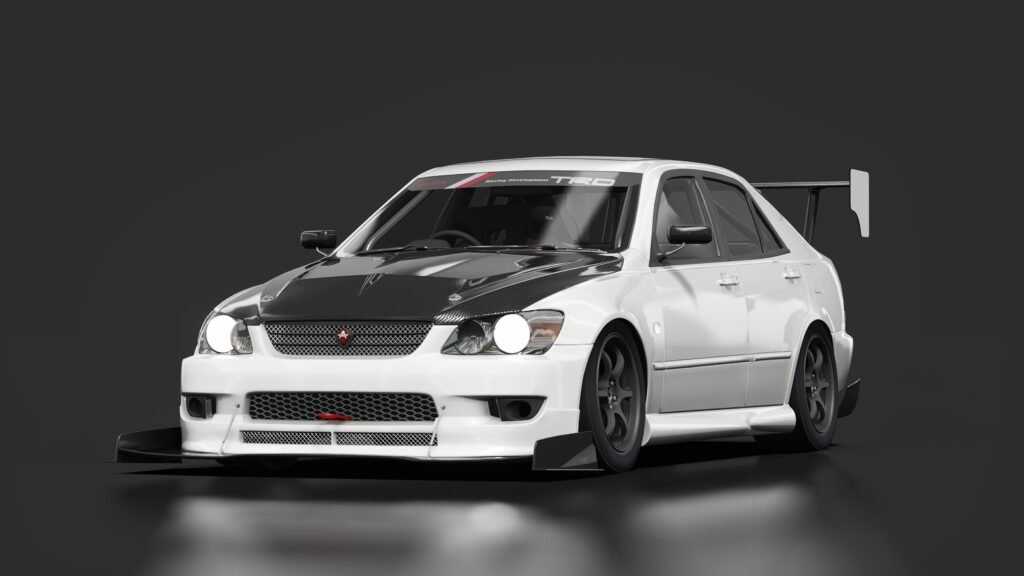 Toyota altezza rs200 time attack 00 super white