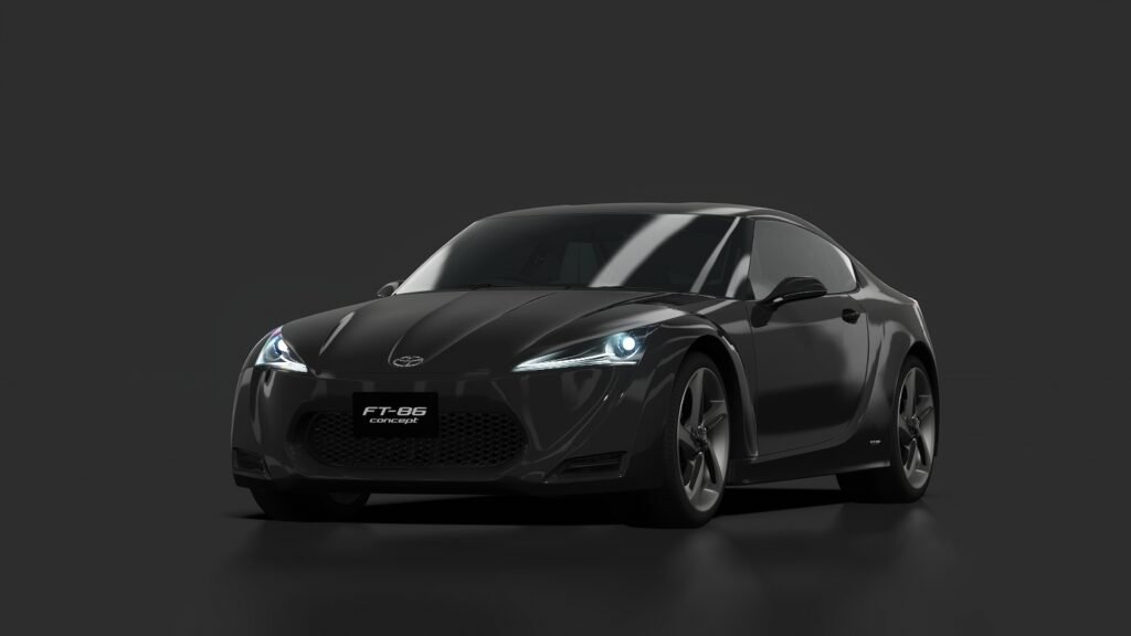 Toyota ft 86 concept black