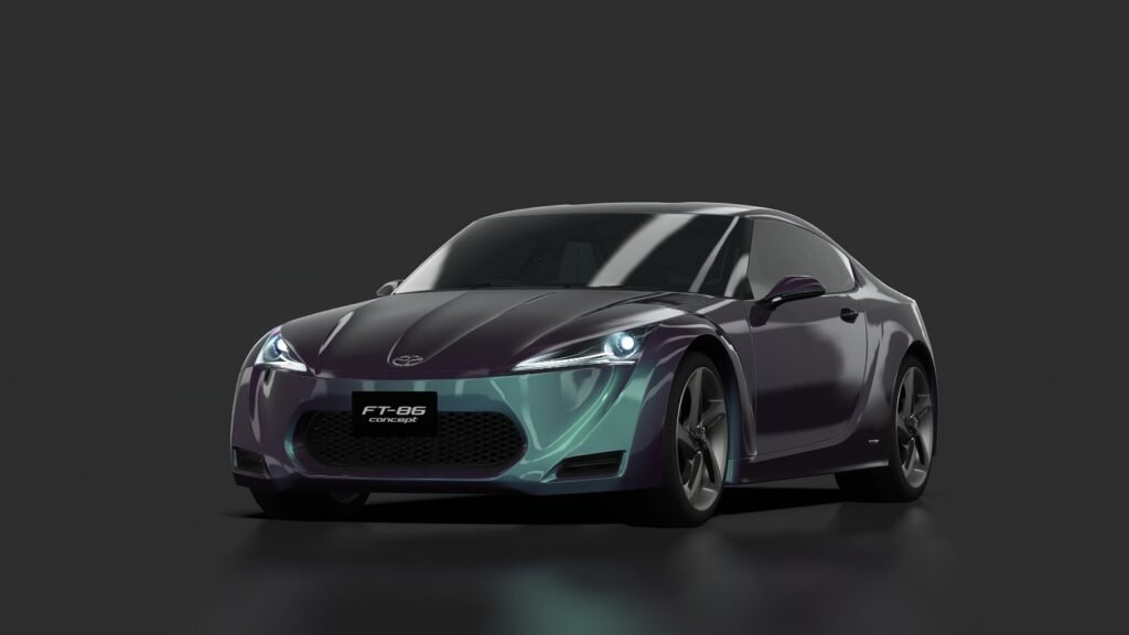 Toyota ft 86 concept chameleon purple