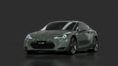 Toyota ft 86 concept dark green metallic