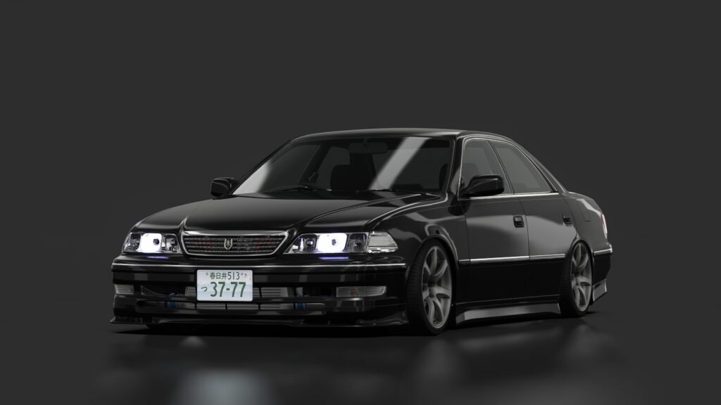 Toyota mark 2 jzx100 black xt7