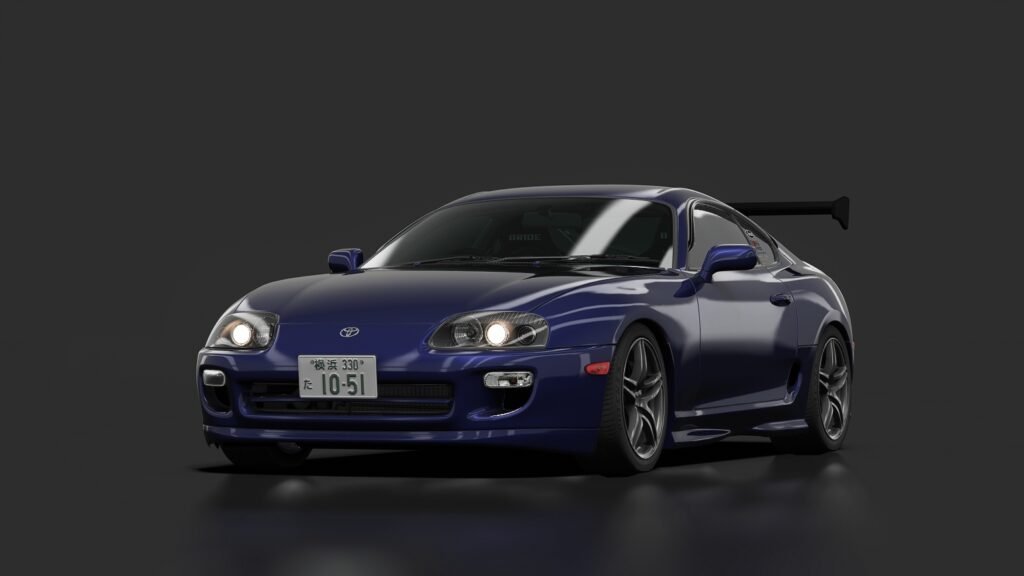 Toyota supra rz s manabu orido blue ridox 06 blue mica metallic