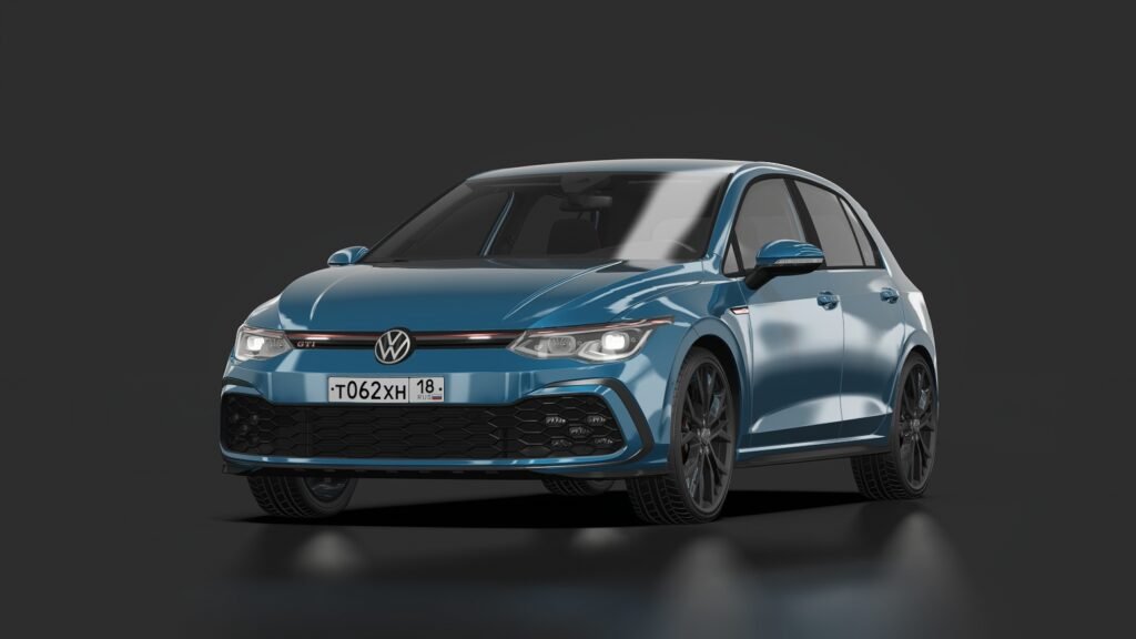 Volkswagen golf gti mk8 dsg7 2022 azul sky