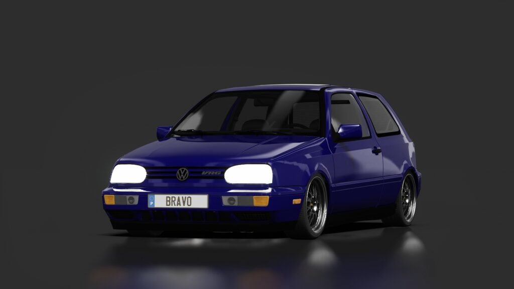 Volkswagen golf mk3 vr6 azul