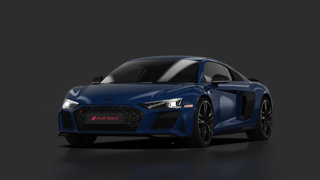 Audi r8 v10 coupe ara blue