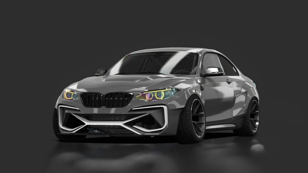 Bmw m2 f87 leika zoomracing bullet grey