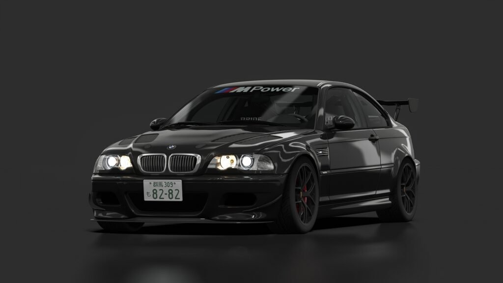 Bmw m3 e46 s2 06 black ii