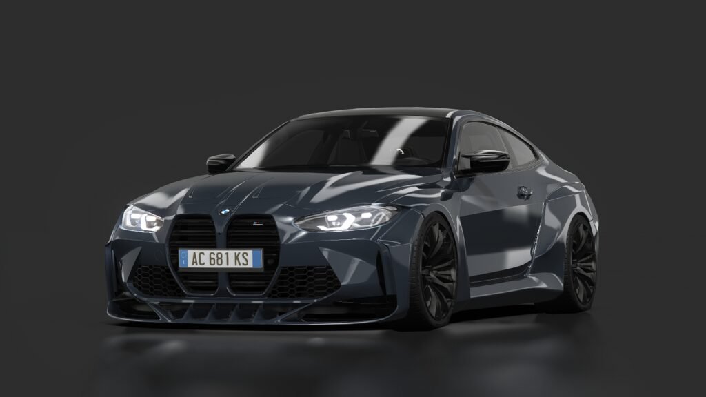 Bmw m4 competition g82 coupe 2021kit core design azuritschwarz metallic