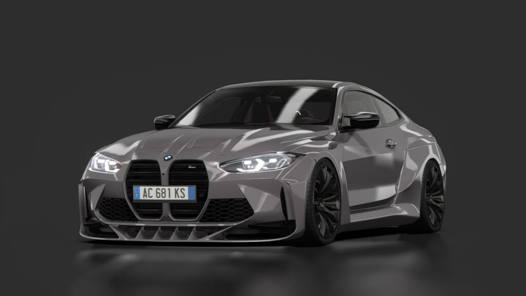 Bmw m4 competition g82 coupe 2021kit core design champagne metallic