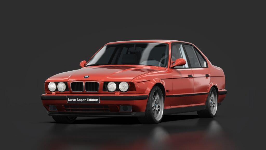Bmw m5 e34 369 rossoredmetallic