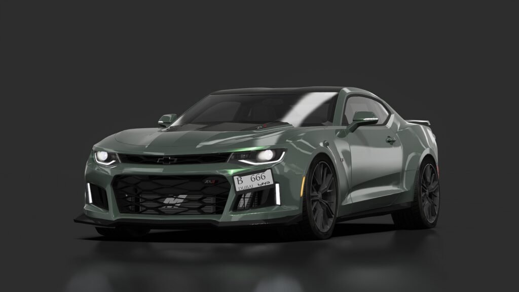 Chevrolet camaro zl1 2019 10 speed automatic rally green metallic