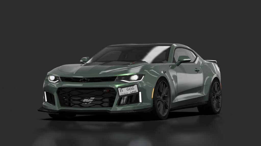 Chevrolet camaro zl1 2019 manual rally green metallic