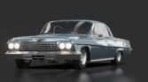 Chevrolet impala four door sedan 1962 blue