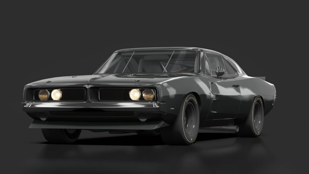 Dodge charger a5 dark silver metallic