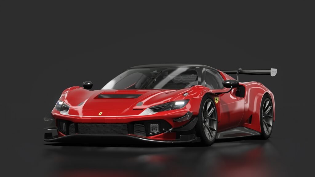 Ferrari 296xx 02 rosso scuderia