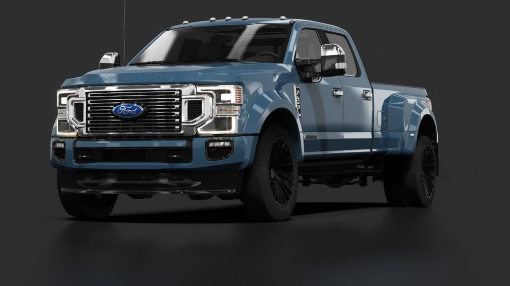 Ford f 450 twinturbo onvisu!society antimatter blue metallic