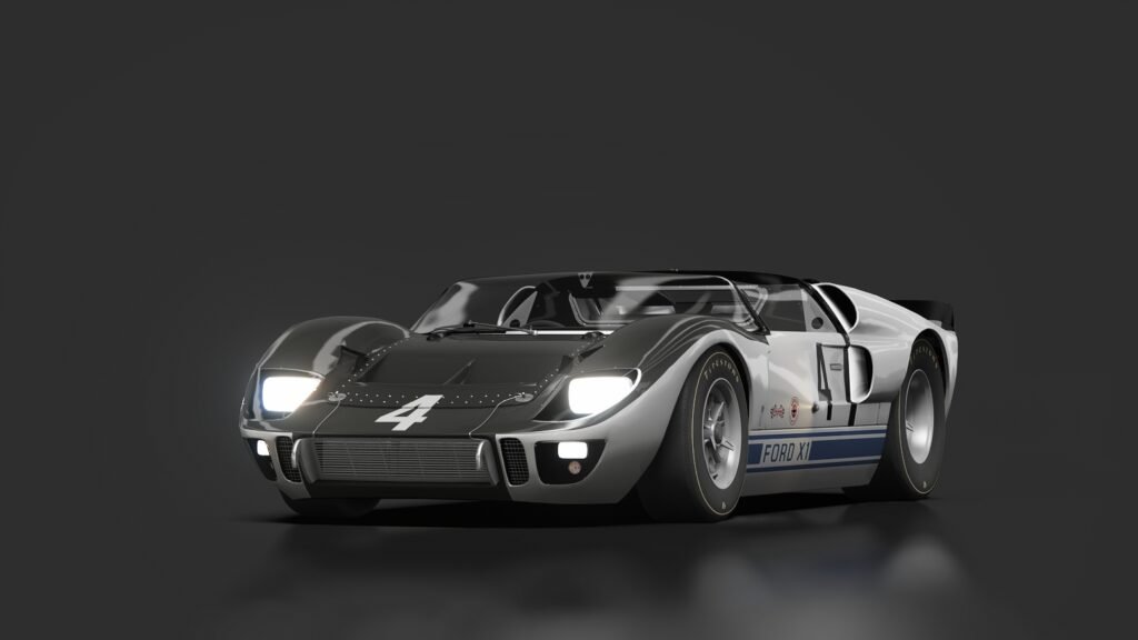 Ford gt40 gt110 x1 4 black white