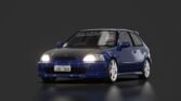 Honda civic ek hatch dkr secret service azul