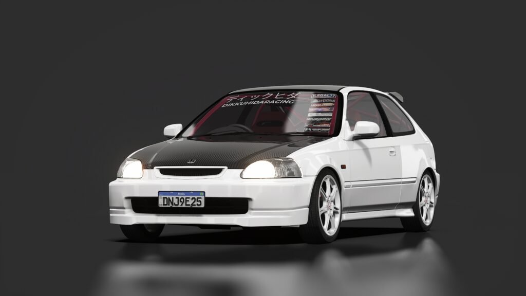 Honda civic ek hatch dkr secret service championship white