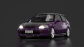 Honda civic ek hatch dkr secret service midnight purple i