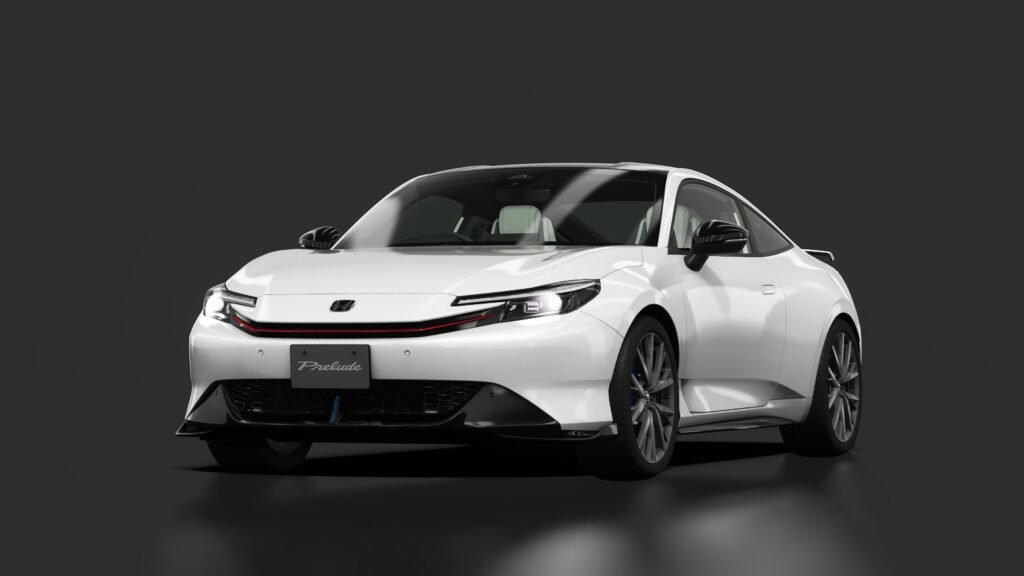 Honda prelude (bf1) flame red