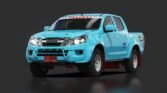 Isuzu d max 2014 cross country rally blue