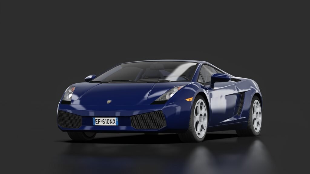 Lamborghini gallardo e gear 2003 04 blu fontus metallic