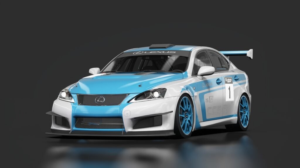 Lexus is f ccs r 2011 04 laguna seca blue