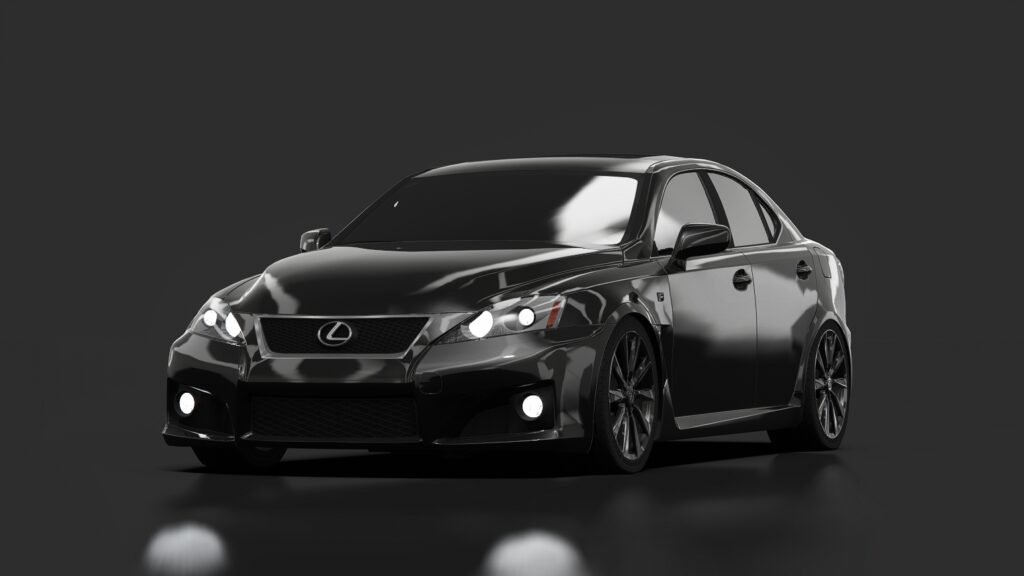 Lexus is f black