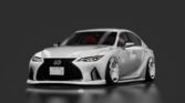 Lexus is350 f sport stance 0 white nova glass flakes