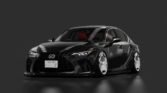 Lexus is350 f sport stance 1 graphite black glass flakes