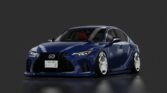 Lexus is350 f sport stance 2 heat blue contrast layering