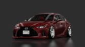 Lexus is350 f sport stance 3 radiant red contrast layering