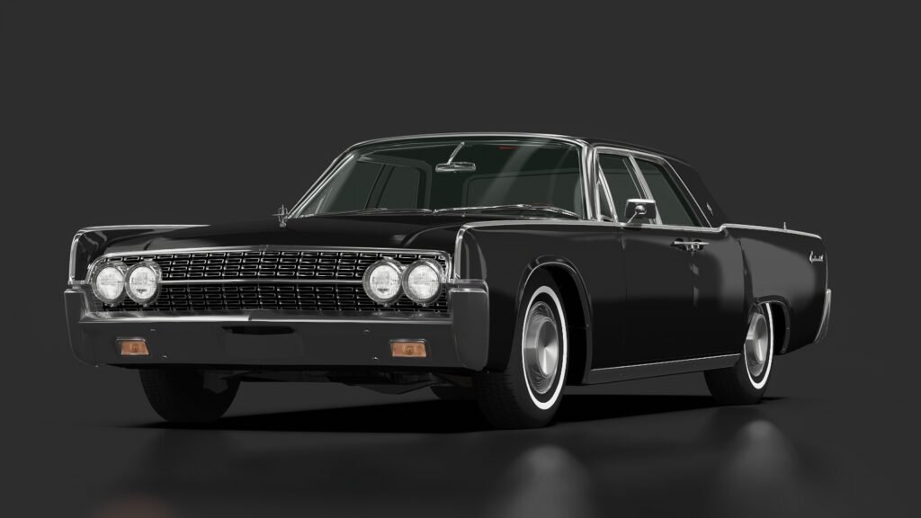 Lincoln continental 62 bcrcmods black