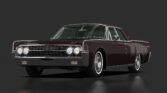 Lincoln continental 62 bcrcmods dark red