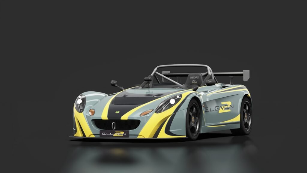 Lotus 2 eleven 2009 naturally aspired aquamarine blue