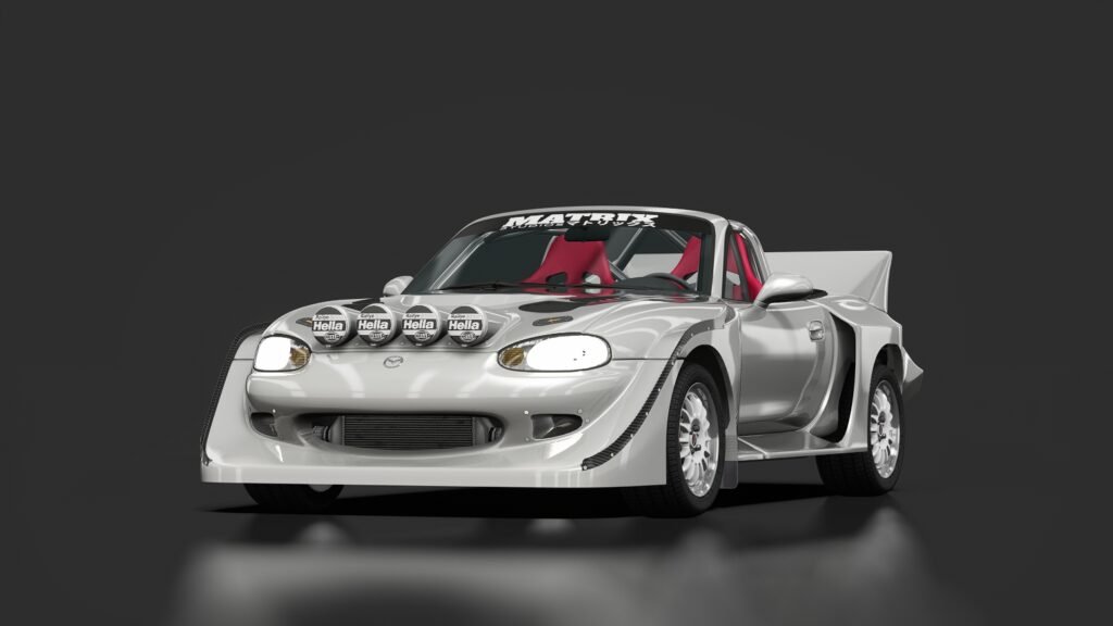 Mazda mx5 nb1 25' rallycross 01 platinum pearl metallic