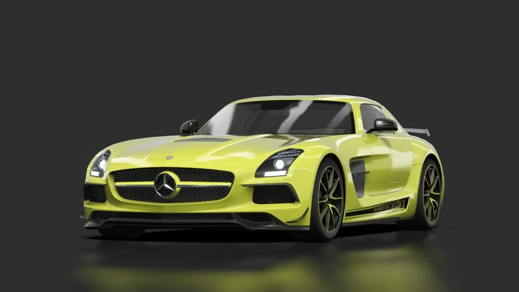Mercedes benz sls amg black series afterglow amg