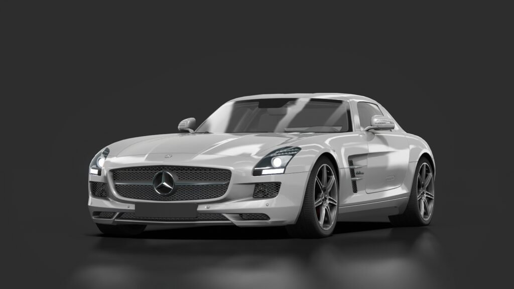 Mercedes benz sls amg (c197) amg alubeam silver