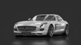 Mercedes benz sls amg (c197) amg alubeam silver