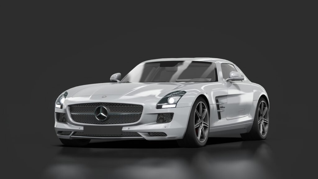 Mercedes benz sls amg (c197) amg imola grey