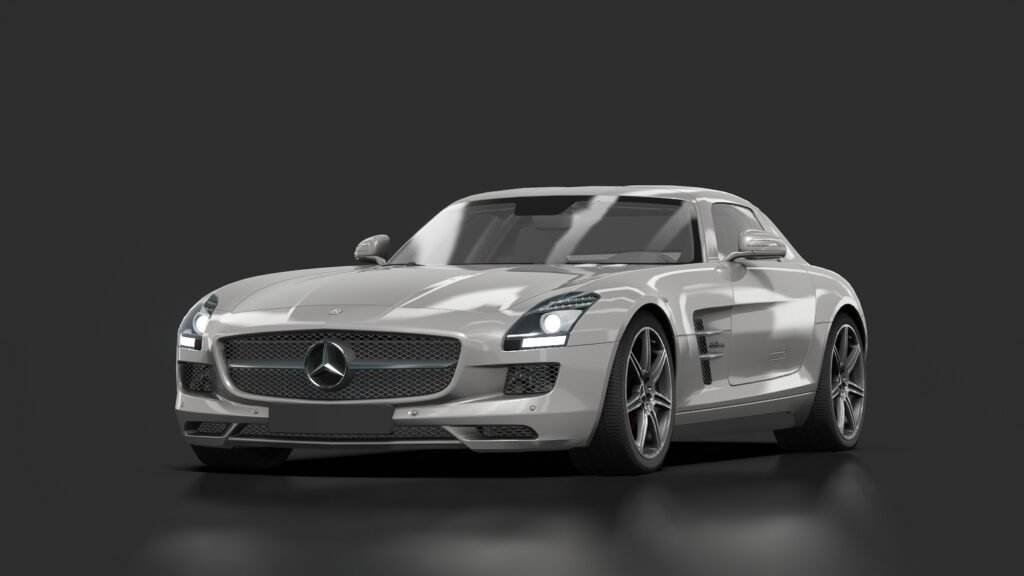 Mercedes benz sls amg (c197) amg monza grey magno