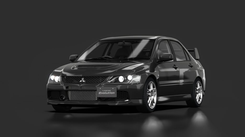 Mitsubishi lancer evolution ix gsr 01 black mica