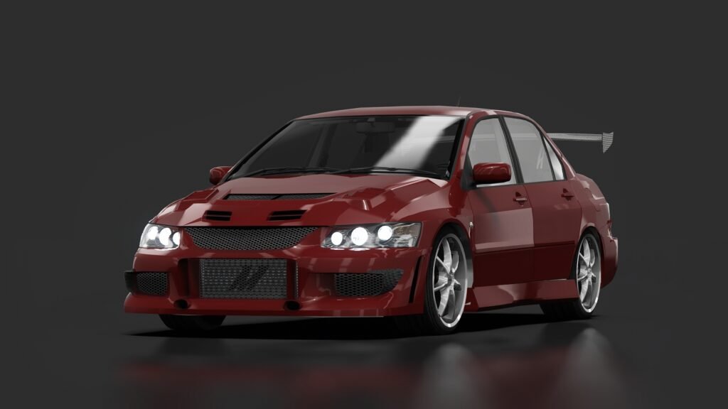 Mitsubishi lancer evolution viii blr specials 00 red solid
