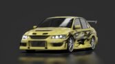 Mitsubishi lancer evolution viii blr specials 01 yellow solid