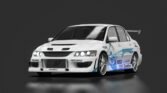 Mitsubishi lancer evolution viii blr specials 03 white solid