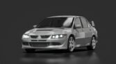 Mitsubishi lancer evolution viii gsr 04 cool silver metallic