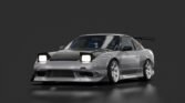 Nissan 180sx origin labo stream line 01 titanium grey